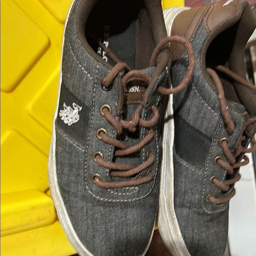 Kids Brown and Black Casual Shoes